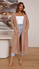 Nadine Cardigan - Tan