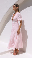 Sweetie Midi Dress - Pink