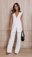 Brooklyn Pant - Cream