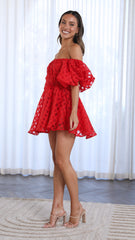 Malery Mini Dress - Red