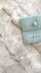 Kimmy Necklace - Silver/Pearl