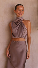 Esther Top - Mushroom