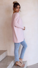 Amalia Knit Top - Blush