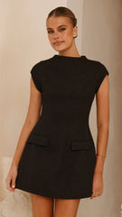 Fiona Mini Dress - Black
