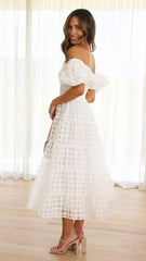 Deemi Maxi Dress - White