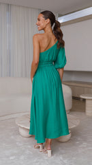 Erica Midi Dress - Green