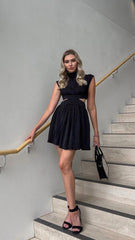 Beatrice Mini Dress - Black
