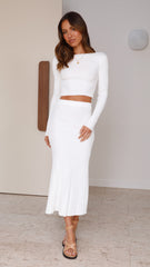 Senya Maxi Skirt - White