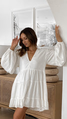Gala Mini Dress - White