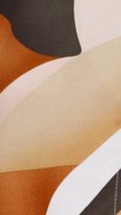 Bailie Shirt and Pants Set - Brown/Orange