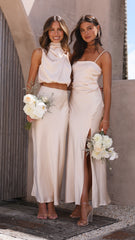 Esther Maxi Skirt - Champagne