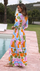Mariana Maxi Dress - Pablo Print