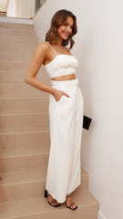 Marlin Crop Top - Cream