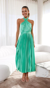 Charlotte Midi Dress - Green