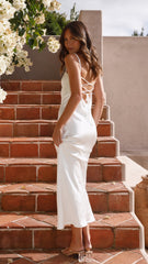 Keira Maxi Dress - Pearl