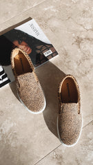 Superga 2311 Slip On Double Calfhair - Brown Leopard/Cheetah