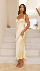 Saskia Maxi Dress - Yellow