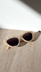 The Carla Sunglasses - Pearl Tortoise