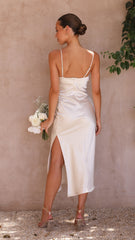 Monte Midi Dress - Ivory
