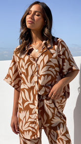 Tyler Button Up Shirt - Las Palmas