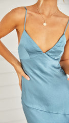 Josie Midi Dress - Midnight Blue