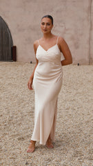 Ariana Maxi Dress - Champagne