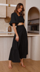 Jenni Maxi Skirt - Black
