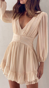 Briella Mini Dress - Cream