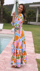 Mariana Maxi Dress - Pablo Print