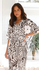 Benita Button Up Shirt - Laie Floral