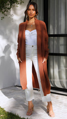 Hannah Cardigan - Rust