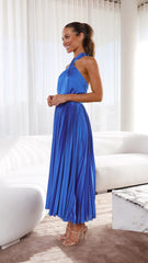 Charlotte Midi Dress - Blue