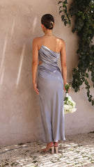 Nyla Maxi Dress - Steel