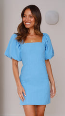 Tuscany Mini Dress - Blue