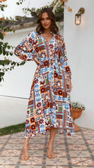 Vanessa Maxi Dress - Elora Print