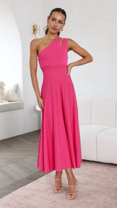 Nadia Midi Dress - Pink