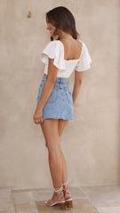 Doja Crop Top - White