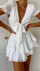Enchanted Mini Dress - White