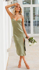 Altona Midi Dress - Olive