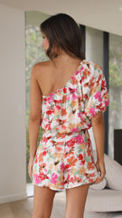 Jordy Crop Top - Fiery Rose