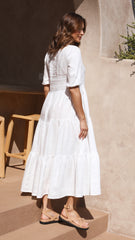 Dahlia Maxi Dress - White