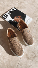 Superga 2311 Slip On Double Calfhair - Brown Leopard/Cheetah