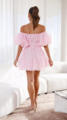 Malery Mini Dress - Baby Pink