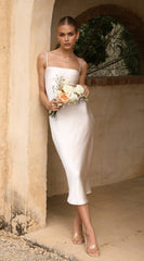 Keira Midi Dress - Champagne