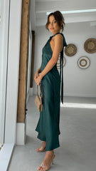Amalia Maxi Dress - Forest Green