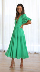 Erin Midi Dress - Green