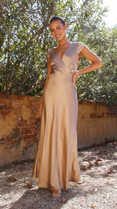 Selma Maxi Dress - Gold
