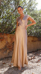 Selma Maxi Dress - Gold