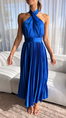 Charlotte Midi Dress - Blue