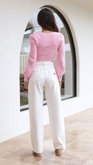 Madie Knit Top - Pink